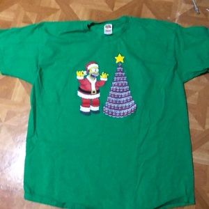 Homer Simpson Christmas tshirt